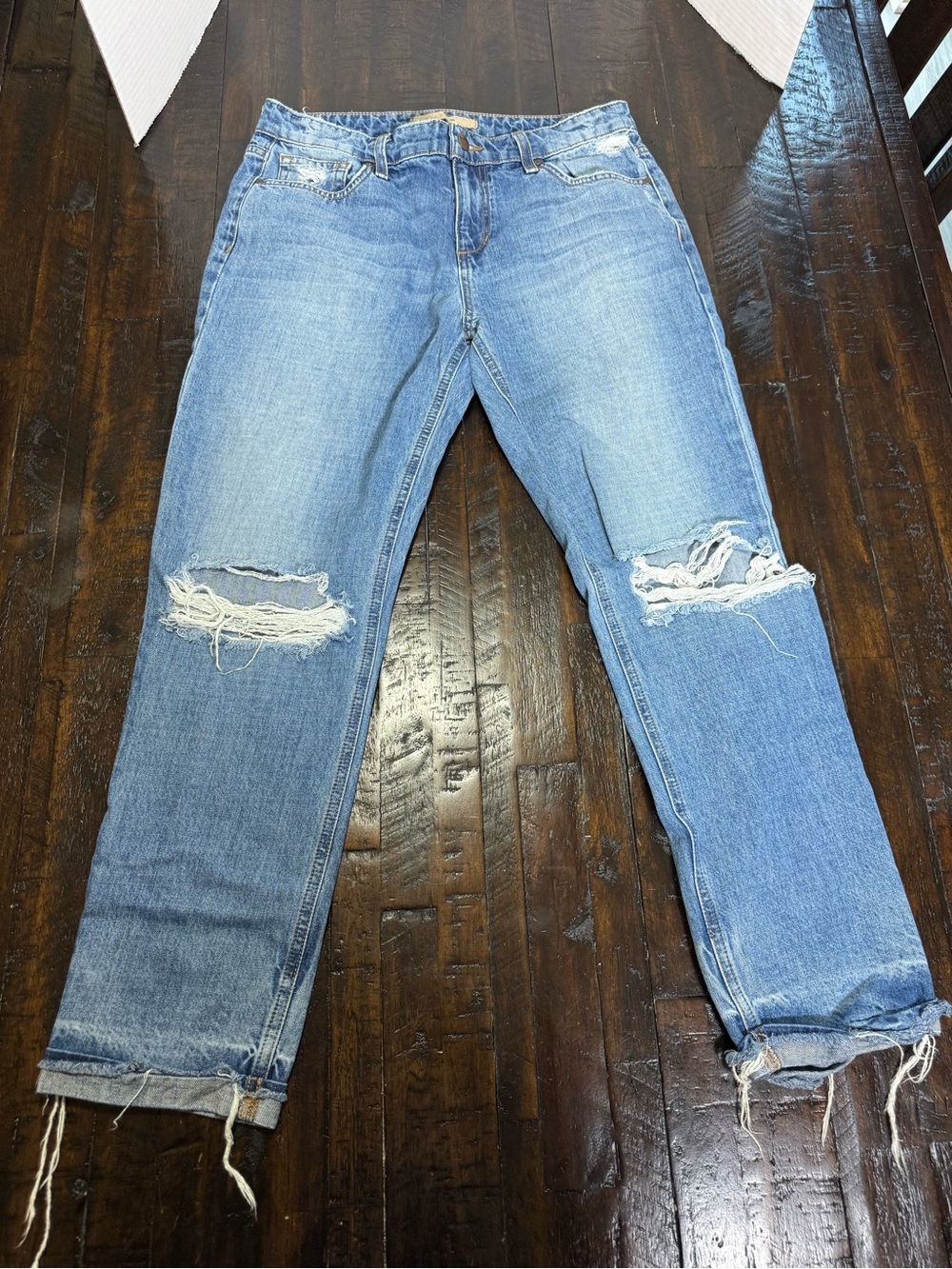 Joe's Jeans Light Blue Distressed Boyfriend Jeans